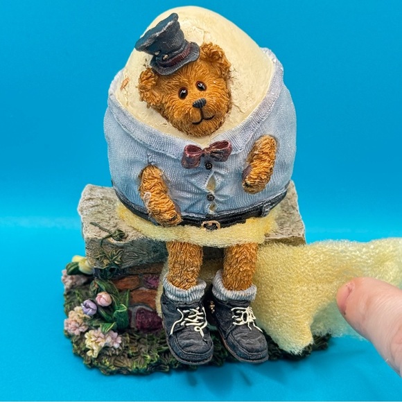 Boyds Bears Bearstone “Humpty Dumpty All Cracked Up” w/ Box COA BearyTales #8 - Picture 14 of 16